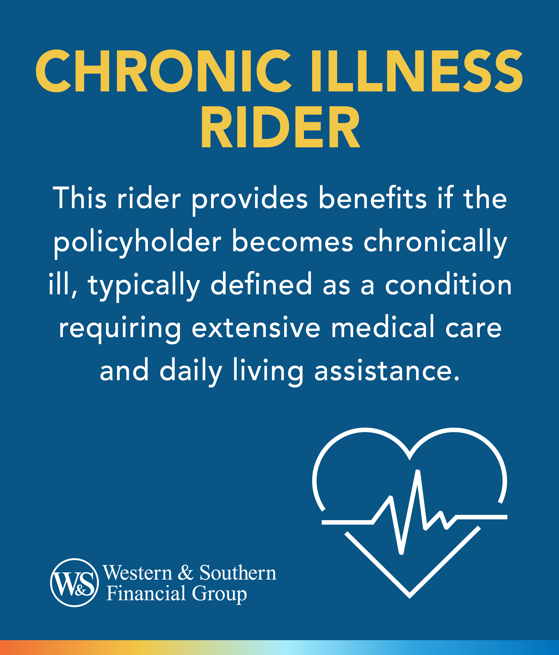 Chronic Illness Rider definition