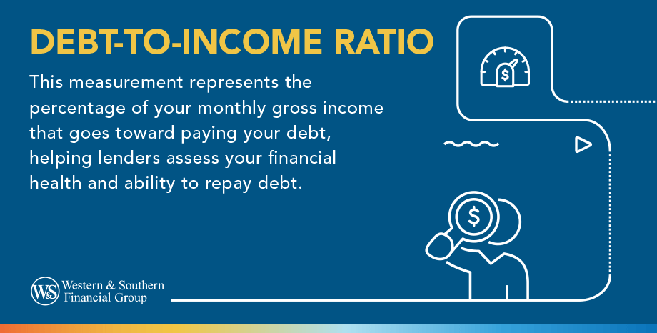 Debt-to-Income Ratio Definition: This measurement represents the percentage of your monthly gross income that goes toward paying your debt, helping lenders assess your financial health and ability to repay debt.