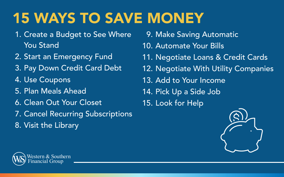 15 Ways to Save Money