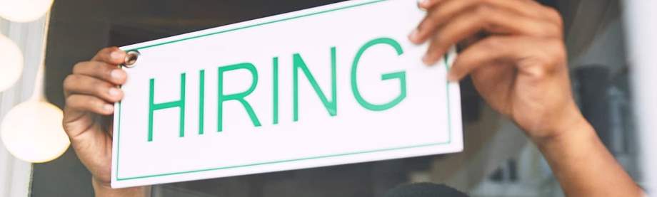 hiring sign