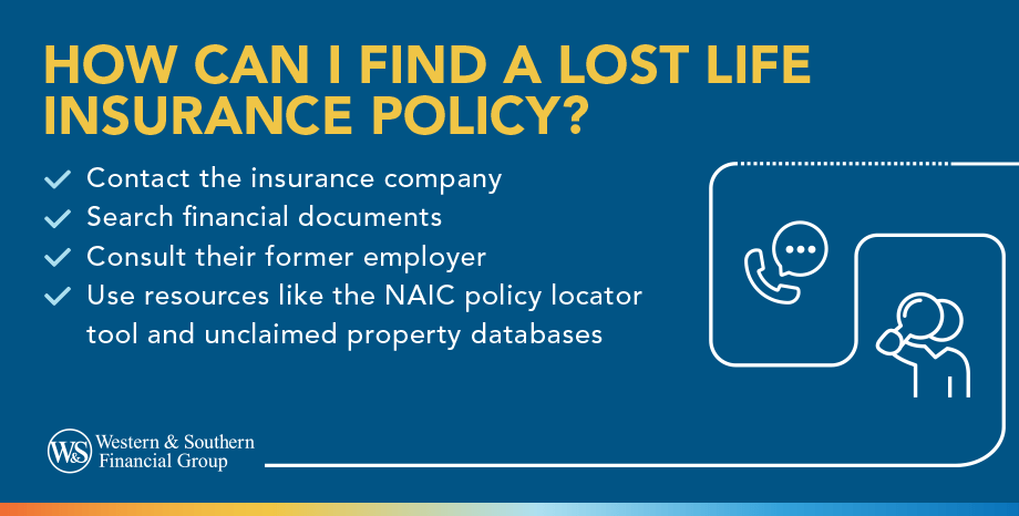 How Can I Find a Lost Life Insurance Policy?